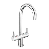 Aquarius Bathrooms Kitchen Tap Aquarius TrueCook Dual Handle Kitchen Mixer Tap in Chrome