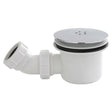 Aquarius Bathrooms Shower Tray Waste Chrome / White Aquarius Urbano 90mm Shower Waste with Cover for 45mm Trays Online