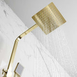Aquarius Bathrooms Exposed Shower Set Aquarius Zacha Square Adjustable Shower Valve & Kit