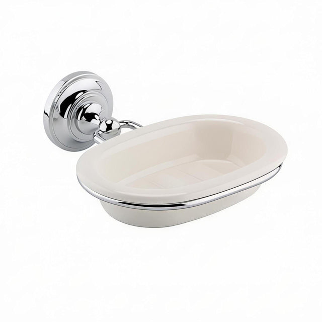 Aquarius Bathrooms Soap Dish Aquarius Blenheim Traditional Wall Mounted Soap Dish in Chrome