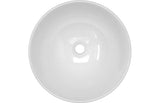 Aquarius Bathrooms Countertop Basin Aquarius V-Series 5 Round 0TH Vessel Wash Bowl 410mm White AQVS0054