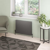 Aquarius Bathrooms Bathroom Heating 600 x 800 Aquarius Type 21 Compact Panel Radiator In Matt Anthracite