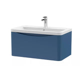 Aquarius Bathrooms Wall Mounted Vanity Unit Aquarius Seren 800mm Wall Mounted One Drawer Vanity Unit with Basin