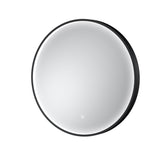 Aquarius Bathrooms Illuminated Mirror Aquarius Lumine Inset Framed LED Touch Sensor Round Mirror