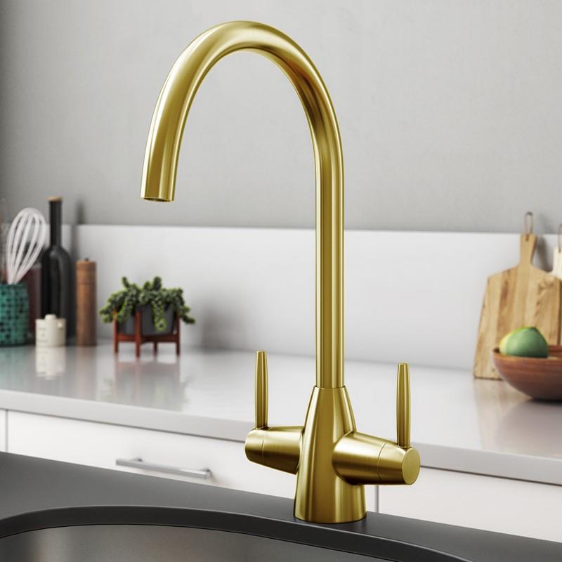 Aquarius TrueCook - Series 15 - Two Handle Kitchen Mixer Tap