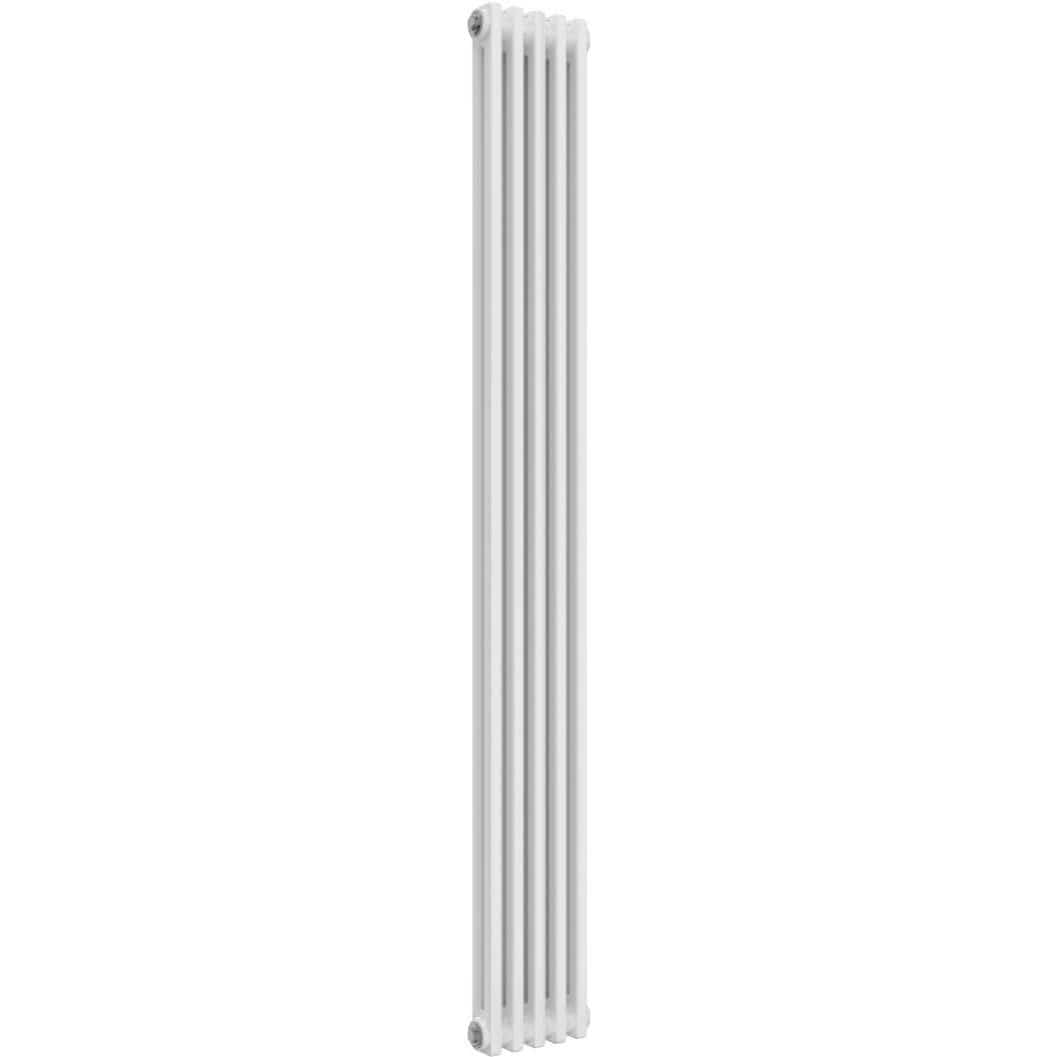 Aquarius Bathrooms Column Radiator Aquarius Foundry Vertical 2 Column Radiator in White