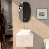 Aquarius Wall Mounted Unit Aquarius JF-Series 600mm Single Drawer Vanity Unit with Countertop