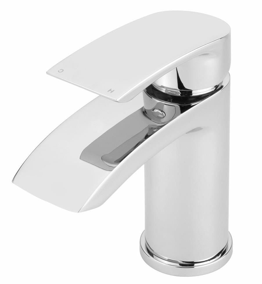 Aquarius Arc Mono Basin Mixer Tap with Waste