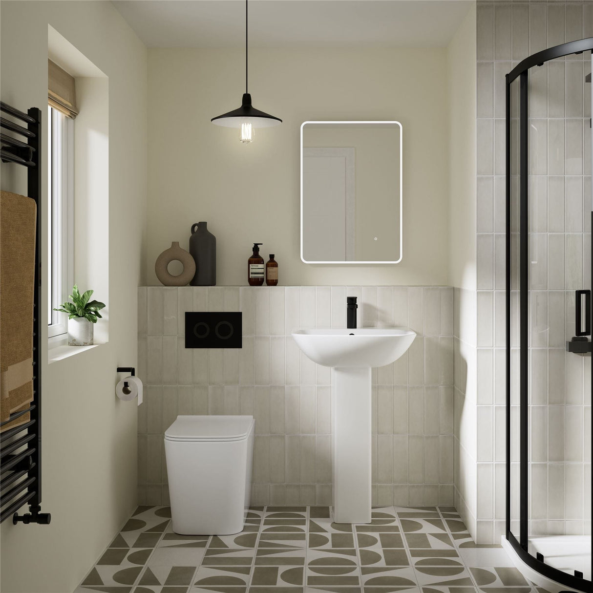 Aquarius Bathrooms Back To Wall Toilet Aquarius Aspect Rimless Back to Wall Square Toilet with Soft Close Seat