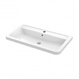 Aquarius Bathrooms Wall Mounted Vanity Unit Aquarius Seren 800mm Wall Mounted One Drawer Vanity Unit with Basin