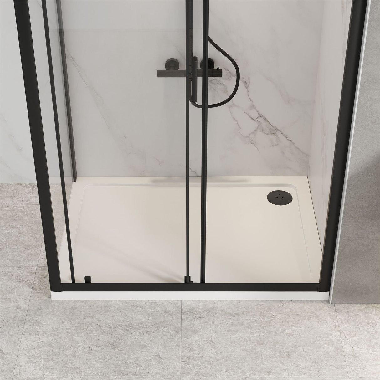 Aquarius Urbano 6mm Sliding Shower Door 1850mm