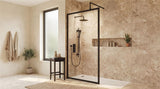 Aquarius Urbano Rectangular 45mm Stone Resin Shower Tray in White