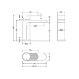 Aquarius Bathrooms Mono Basin Tap Aquarius Deco Mono Basin Mixer with Click-Clack Waste