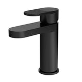 Aquarius Bathrooms Mono Basin Tap Matt Black Aquarius Deco Mono Basin Mixer with Click-Clack Waste