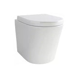 Aquarius Bathrooms Back To Wall Toilet Aquarius KF-Series Rimless Back to Wall Pan and Soft Close Seat