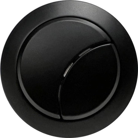 Aquarius Bathrooms Flush Button Aquarius Scott Round Dual Flush Button - Matt Black - AQSCO0206