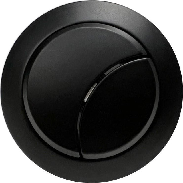 Aquarius Bathrooms Flush Button Aquarius Scott Round Dual Flush Button - Matt Black - AQSCO0206