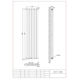 Aquarius Bathrooms Column Radiator Aquarius Athens Double Vertical Column Radiator