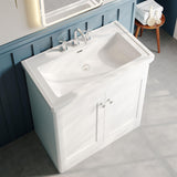 Aquarius Bathrooms Floor Standing Vanity Unit Aquarius Leighton 800mm Floor Standing Two Door Vanity Unit with Basin