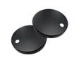 Aquarius Bathrooms Aquarius K-Series Toilet Seat Hinge Cover Caps in Matt Black