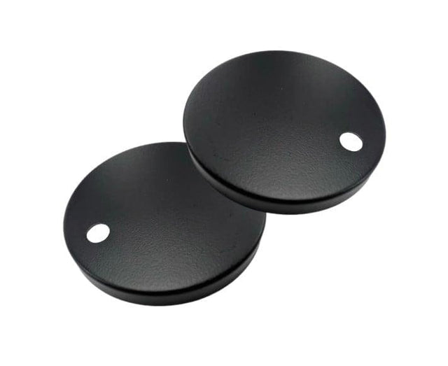Aquarius Bathrooms Aquarius K-Series Toilet Seat Hinge Cover Caps in Matt Black