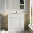 Aquarius Floor Standing Vanity Unit 800mm Aquarius Adelaide Floor Standing Vanity Unit with 1 Tap Hole Ceramic Basin