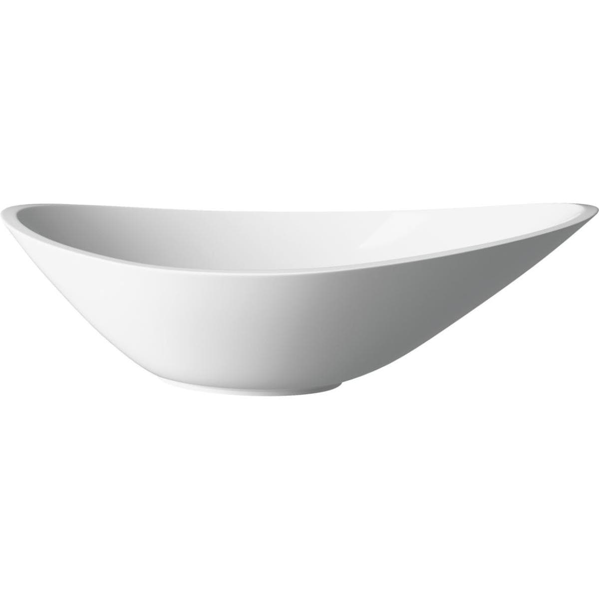 Aquarius Bathrooms Countertop Basin Aquarius V-Series 1 Luxury 0TH Vessel Wash Bowl White AQVS0014