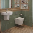 Aquarius Bathrooms Wall Hung Toilet Aquarius Emma Rimless ProFlush Short Projection Wall Hung Toilet with Soft Close Seat