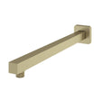 Aquarius Bathrooms Shower Arm Aquarius Modern Square Fixed Over Head Shower Arm Brushed Brass AQ601041
