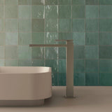 Aquarius Bathrooms Tall Basin Tap Brushed Metallic Aquarius Myron Tall Mono Basin Mixer Tap
