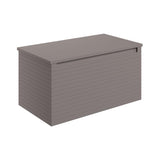 Aquarius Bathrooms Wall Mounted Vanity Unit Matt Taupe Aquarius Contour 810mm Wall Mounted One Drawer Vanity Unit with Worktop