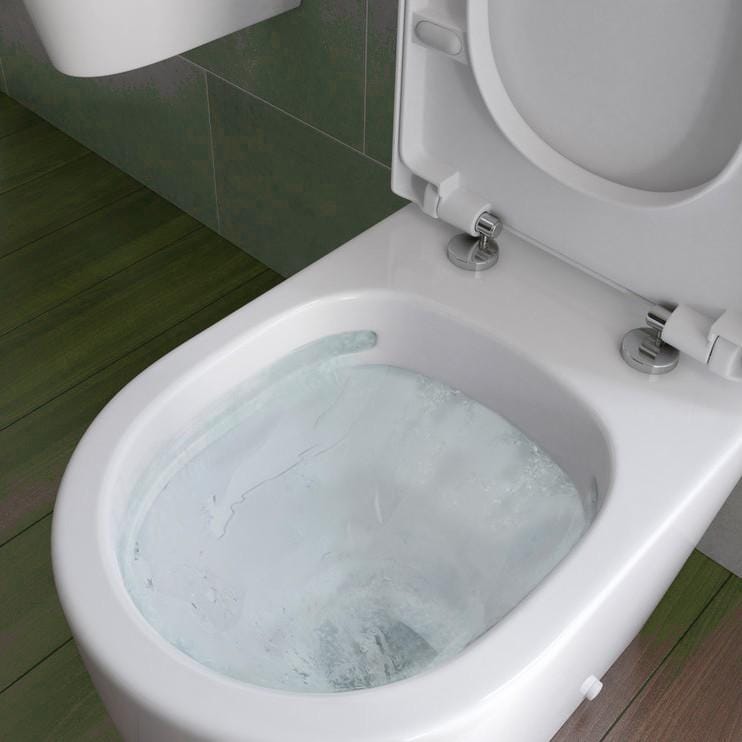 Aquarius Bathrooms Wall Hung Toilet Aquarius Urbano Rimless Wall Hung Toilet Pack with Frame, Flush Plate, Soft Closing Seat and Hinge Covers
