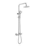 Aquarius Bathrooms Exposed Shower Set Aquarius RainLux Cool Touch Adjustable Round Exposed Shower Valve and Kit