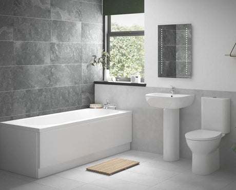 Aquarius Bathrooms Complete Bathroom Suite Aquarius Urbano Complete Bath Suite (with Single Ended 1700mm Bath)