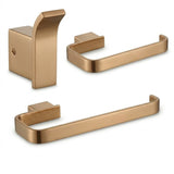 Aquarius Bathrooms Accessory Set Brushed Bronze Aquarius FT 3 Piece Bathroom Accessory Pack