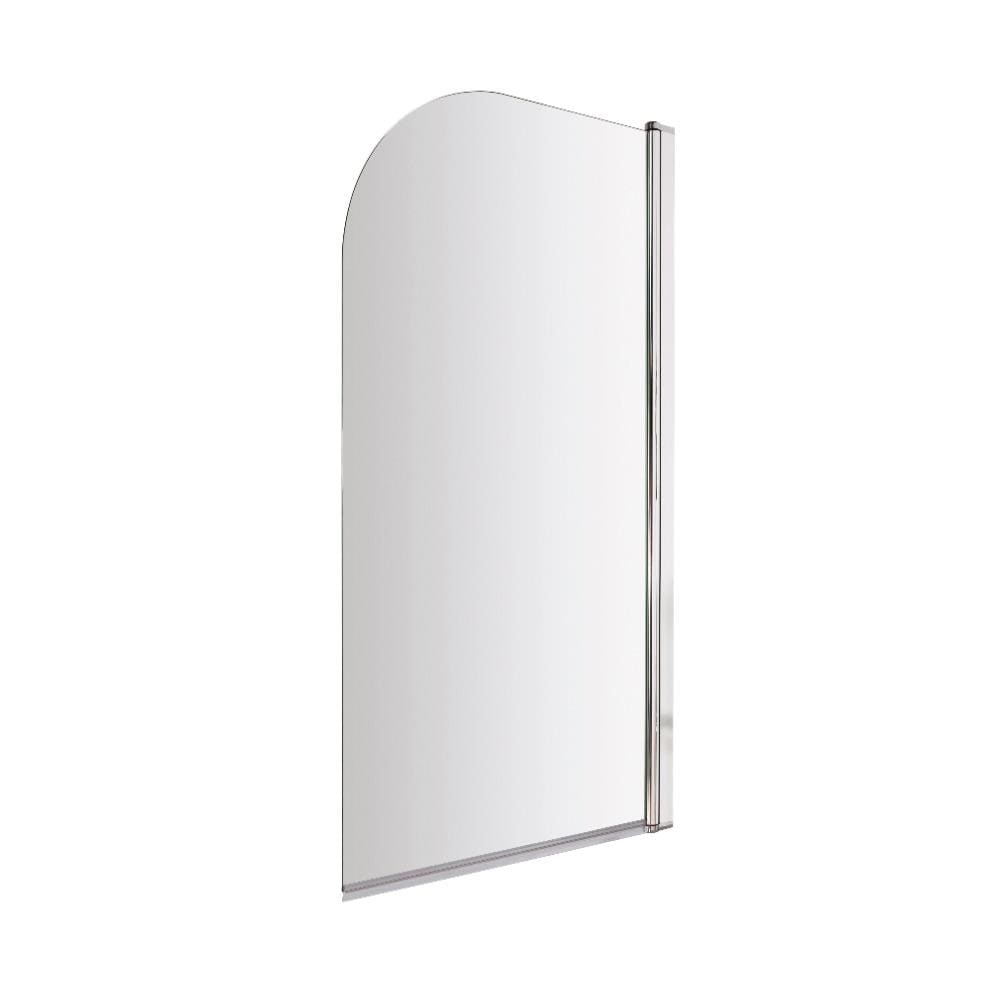 Aquarius LevAqua Curved 6mm Hinged Bath Screen 1400 x 800mm