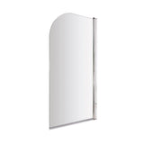 Aquarius LevAqua Curved 6mm Hinged Bath Screen 1400 x 800mm