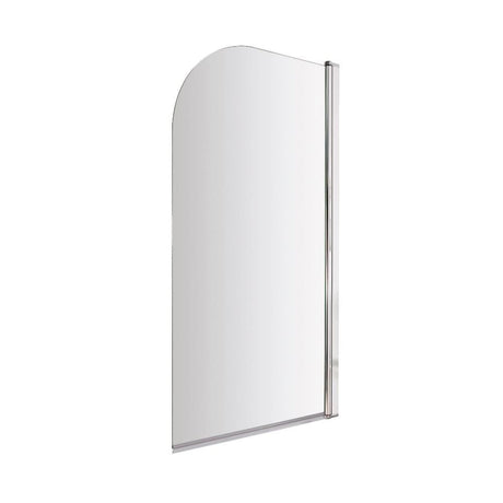 Aquarius Bathrooms Bath Screen Aquarius LevAqua Curved 6mm Hinged Bath Screen 1400 x 800mm