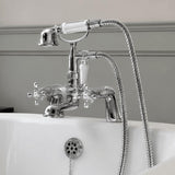 Aquarius Bathrooms Bath Shower Mixer Aquarius Timeless Crosshead Bath Shower Mixer Tap with Kit in Chrome