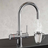 Aquarius TrueCook 4-in-1 Instant Hot Water Kitchen Tap with Swan Spout