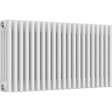 Aquarius Bathrooms Column Radiator 500mm x 965mm Aquarius Foundry Horizontal 4 Column Radiator in White