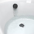 Aquarius Bathrooms Bath Waste Matt Black Aquarius FT Overflow Bath Filler and Easy Clean Waste