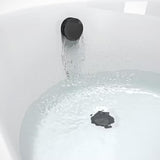 Aquarius Bathrooms Bath Waste Matt Black Aquarius FT Overflow Bath Filler and Easy Clean Waste