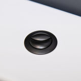 Aquarius Bathrooms Flush Button Aquarius Scott Round Dual Flush Button - Matt Black - AQSCO0206