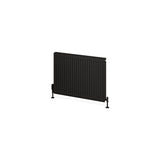 Aquarius Bathrooms Type 21 Aquarius Type 21 Compact Panel Radiator In Matt Black