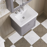 Aquarius Wall Mounted Vanity Unit Aquarius Leighton 500mm Wall Mounted One Drawer Vanity Unit with Basin