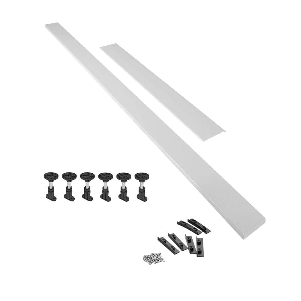 Aquarius Bathrooms Riser Kit Straight upto 760mm Aquarius Urbano Riser Leg Kit for 45mm White Stone Resin Trays