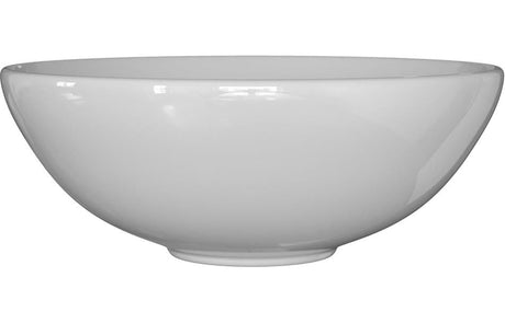 Aquarius Bathrooms Countertop Basin Aquarius V-Series 5 Round 0TH Vessel Wash Bowl 410mm White AQVS0054