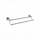 Aquarius Bathrooms Towel Rails and Rings Aquarius Blenheim Traditional Double Towel Rail in Chrome