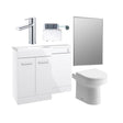Aquarius Bathrooms Vanity Unit Suite White / Left Hand Aquarius Urbano Premium 1000mm Vanity Unit  Suite (with Back to Wall Toilet)